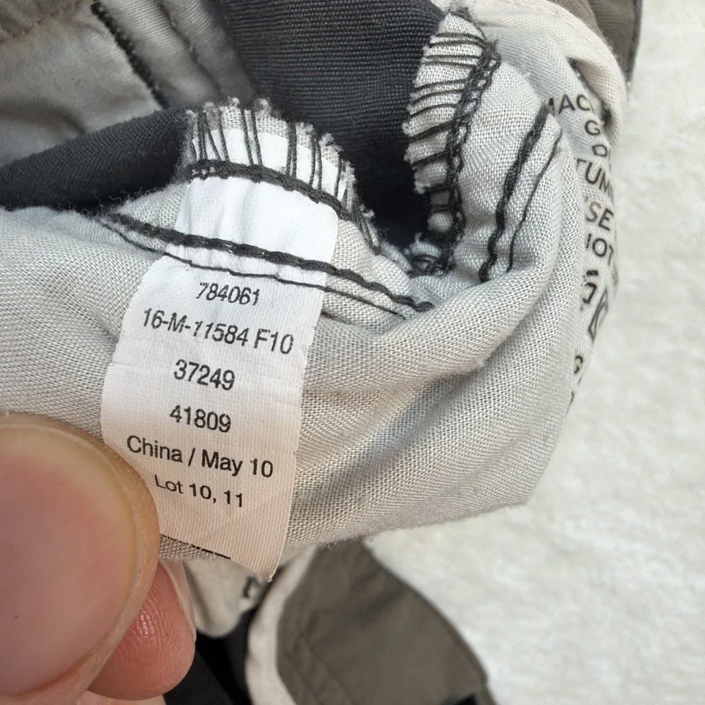 REI Hiking‎ Pants Men's 38x34 Gray Nylon Outdoor Trail UPF 50 Lightweight